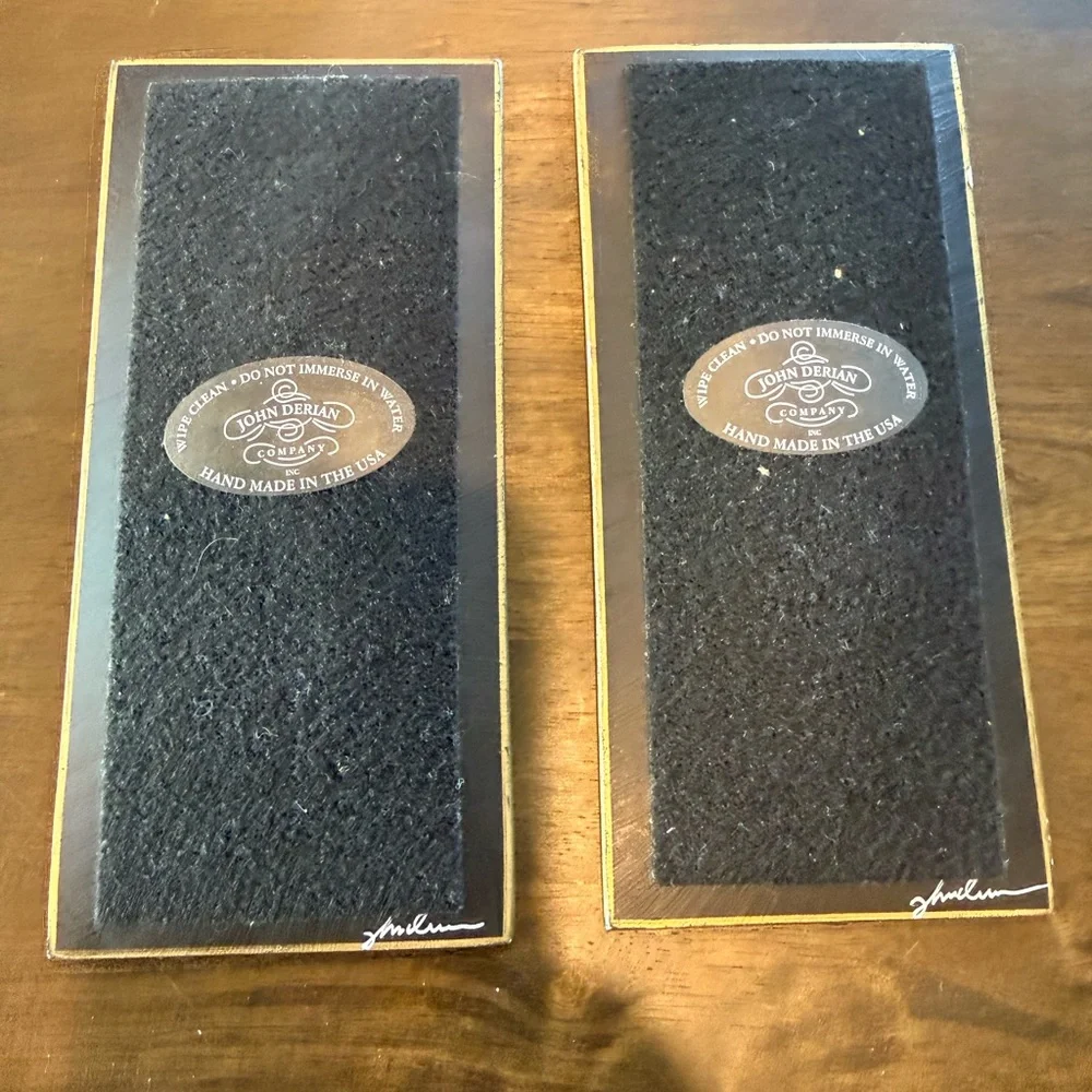 JOHN DERIAN Glass Trays-Set of 2 - Picture 6 of 11